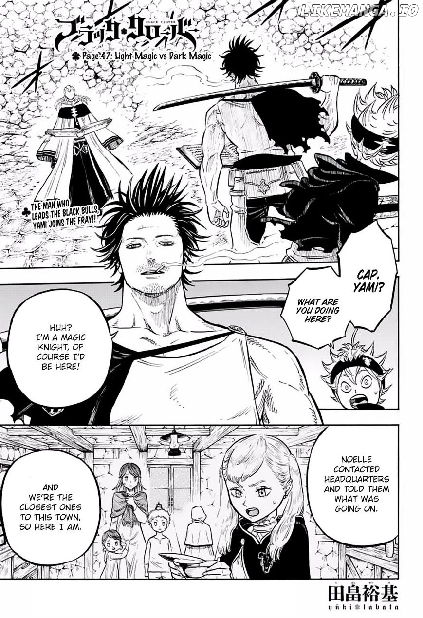 Black Clover chapter 47 image 01